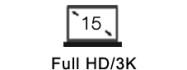 15 fhd 3k t560