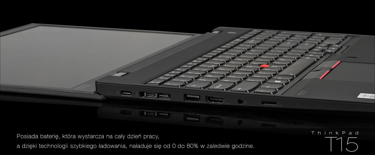 ThinkPad T15 gen 2 Intel – 15,6 cala i procesor 11. generacji