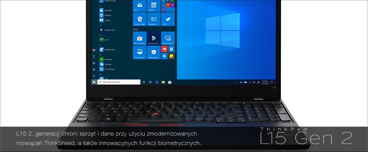 Lenovo ThinkPad L15 2 gen AMD – procesor AMD i ekran 15 cali