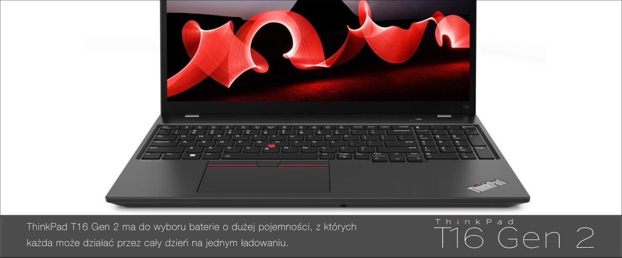 Lenovo ThinkPad T16 Gen 2 – Laptop Biznesowy 16 Cali